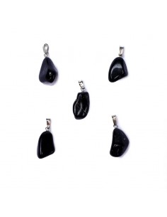 Black onyx gemstone pendant...