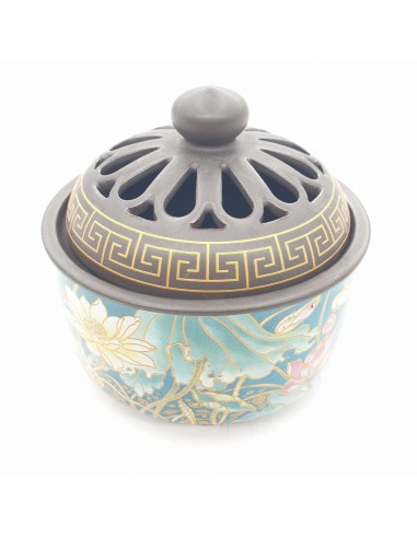 Luxury Resin Burner - Gold with Green...