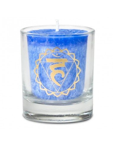 Scented votive candle 5th chakra in...