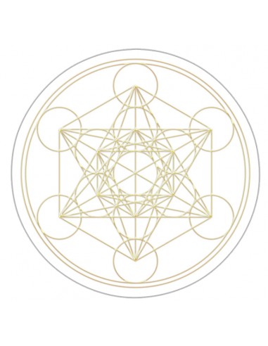 Adesivo per vetri Cubo di Metatron