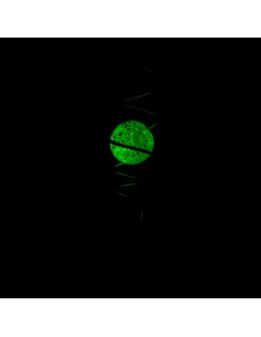 Spirale Argento con 1 Sfera Fluorescente 2