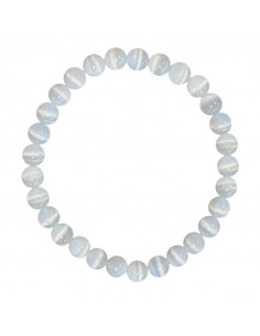 Braccialetto elastico Selenite Occhio di Gatto