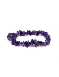 Bracelet amethyst chips