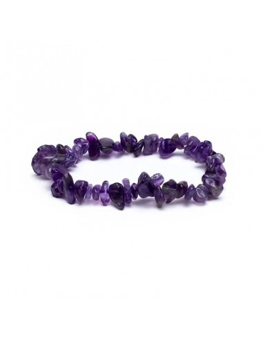 Bracelet amethyst chips