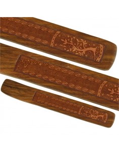 Brucia Incensi in legno Albero della Vita