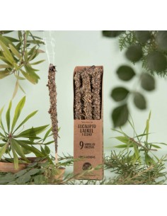 Eucalipto, Alloro e Cedro - Bastoncini d'incenso alle erbe Sagrada Madre 2