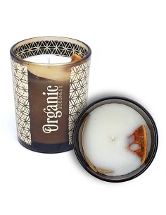 Candela profumata Mandarino e Alloro - Organic Goodness