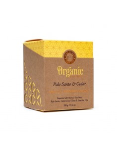Candela profumata Palo Santo e Cedro - Organic Goodness 2