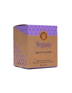 Candela profumata Salvia Bianca e Lavanda - Organic Goodness 2