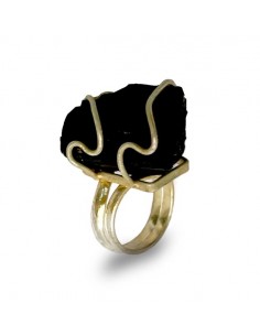 Ring with Black tourmaline