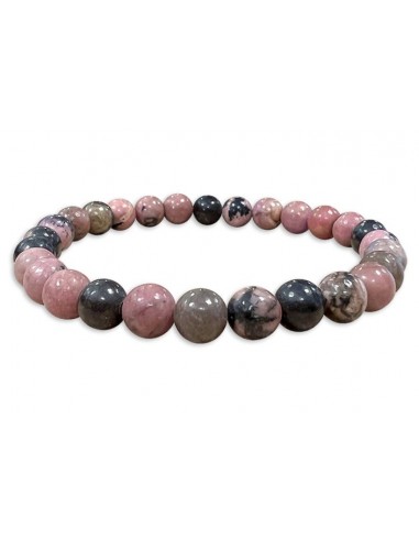 Braccialetto elastico Rodonite