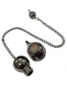 Pendolo Metatron in metallo nero con serbatoio 2