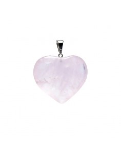 Ciondolo a Cuore in Quarzo rosa