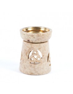Oil burner Triquetra soapstone