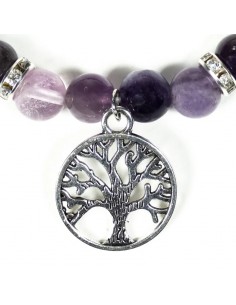 Bracelet fluorite/amethyst... 2