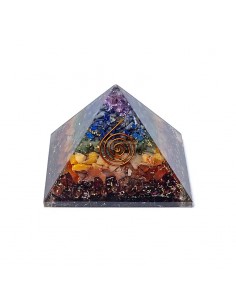 Piramide in Orgonite 7 Chakra 2