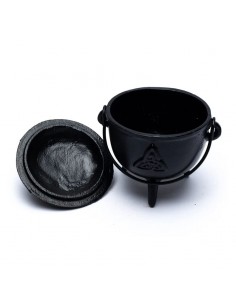 Cauldron Triquetra cast iron 2