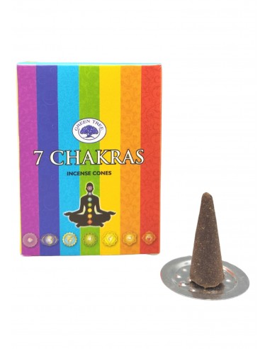 7 Chakras - Coni d'incenso Green Tree