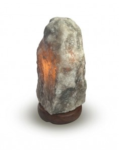 Crystal salt lamp grey 2