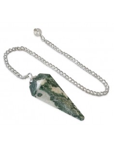 Pendulum Agate tree facet...