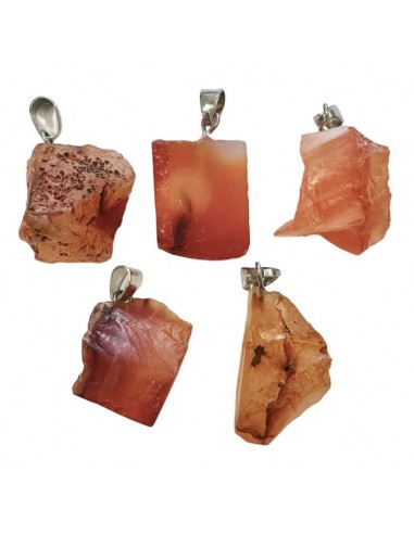 Gemstone pendant carnelian rought