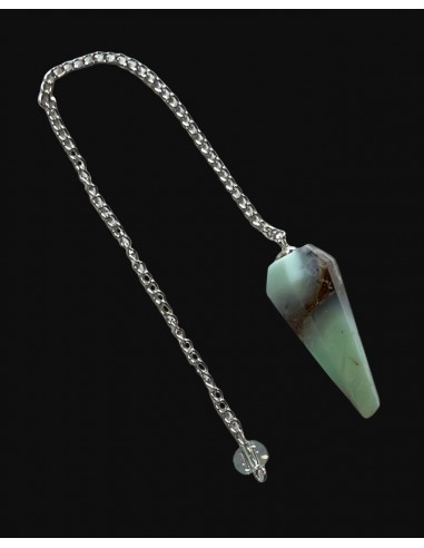 Pendulum Chrysoprase facet cut...