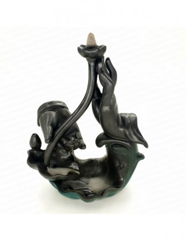 Backflow Incense Burner 2 hands with...