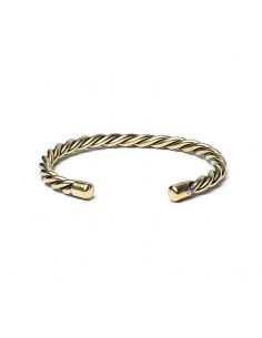 Twisted bracelet gold colour 2