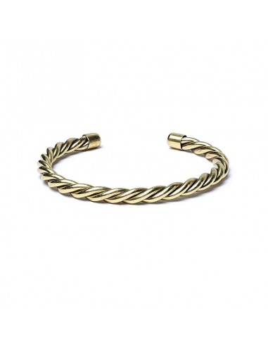 Twisted bracelet gold colour