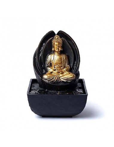 Meditating buddha water fountain