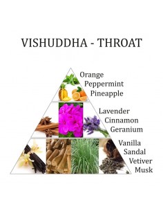Olio essenziale 5° Chakra Vishuddha - Aromafume miscela di olio essenziale 2