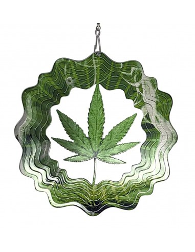 Foglia di Cannabis - Wind Spinner