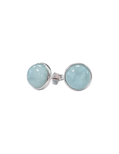 925 silver earrings with AA Aquamarine