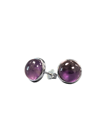 925 silver earrings with AA Amethyst