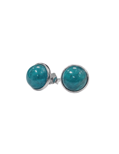 925 silver earrings with AA Apatite