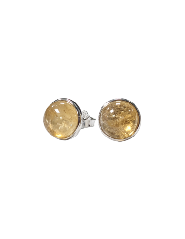 925 silver earrings with AA Citrine...