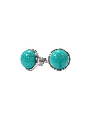 925 silver earrings with AA Turquoise