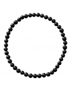 Braccialetto elastico Tormalina Nera 2