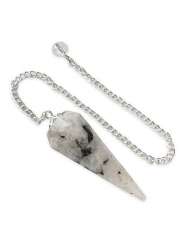 Pendulum White Moonstone facet cut...