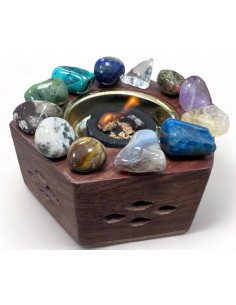 Brucia incenso per resine in legno di Sheesham 2