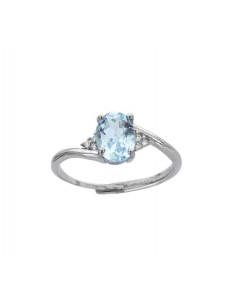 Ring with Topaz in white... 2