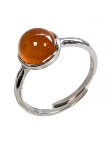 Ring with Carnelian in 925 silver