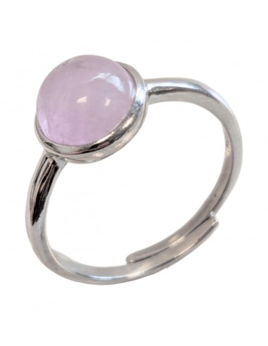 Ring with Kunzite in 925 silver