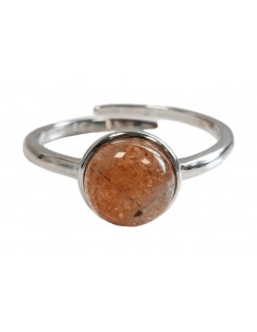 Anello con Pietra del Sole in argento 925 2