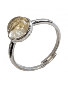 Ring with Citrine in 925...