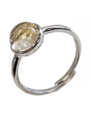 Ring with Citrine in 925 silver