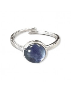Ring with Fluorite in 925...