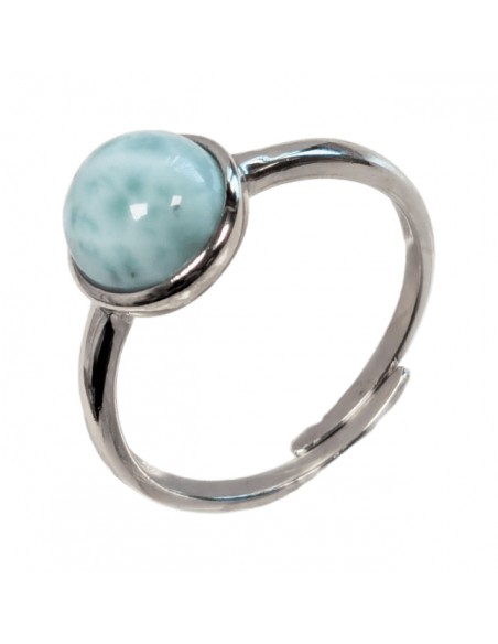 Anello con Larimar in argento 925