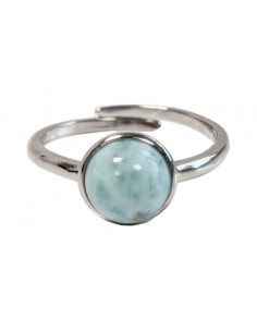 Anello con Larimar in argento 925 2