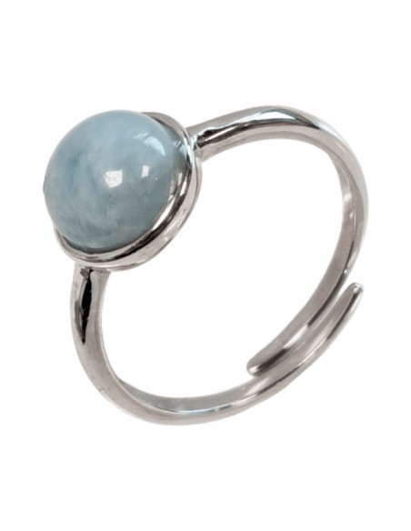 Anello con Acquamarina in argento 925